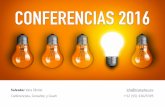 Conferencias 2016