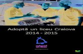 Raport final "Adopta un liceu" Craiova - editia 2014-2015