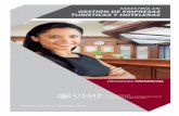 Maestria en Gestión de Empresas Turísticas y Hoteleras - Programa presencial USMP
