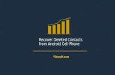 How to restore contacts android