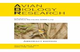 Avian biology research 8(4) preview