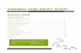 Taking the Next Step Resource Guide