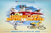 Highscope Year Book "Sports Game"