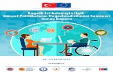 Engelli İstihdamıyla İlgili Güncel Politikaların Değerlendirilmesi Semineri Sonuç Raporu