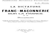 La dictature de la franc-maçonnerie sur la France