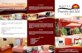 Flyer Hotel Puesta del Sol - Mapa Centrico de Encarnacion