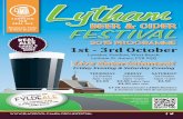 Lytham Beer & Cider Festival Souvenir Programme 2015