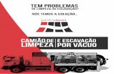 Camiao de Escavação e Limpeza por vácuo -  Pinto&Braz