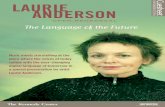 Laurie Anderson: The Language of the Future Open Rehearsal