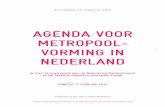 Agenda voor Metropoolvorming in Nederland (work-in-progress)