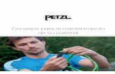 PETZL - Consejos para el mantenimiento del material