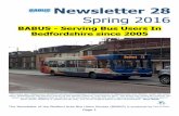 BABUS Newsletter 28, Spring 2016