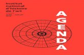 Agenda INHA - avril > juillet 2016
