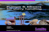 Pumps & Mixers for slurry handling
