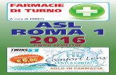 Roma ASL 1 2016 - Primo Semestre/Farmacie di Turno