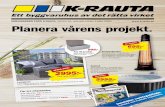 K-rauta - Kampanjblad - Erbjudanden - 18 april till 1 maj