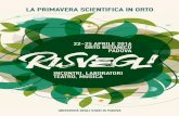 RISVEGLI - La primavera scientifica in Orto