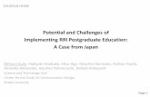 Potential and challenges of implementing RRI postgraduate education - a case from Japan
