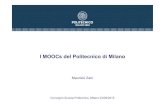 I MOOCs del Politecnico di Milano (Convegno Scuola-Politecnico)