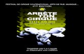 Plaquette Arrête ton Cirque 2016