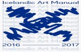 Icelandic Art Manual 2016 – 2017