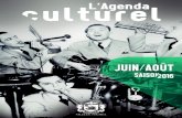 Agenda culturel - Juin/Août 2016