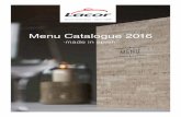Lacor menu catalogo 2016