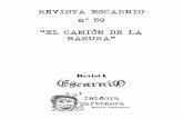 Revista Escarnio n°59 "El Camión de la Basura" (2916) co-edición junto a Revista Literaria Escarnio