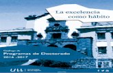 Catálogo de Programas de Doctorado ULL 2016/2017
