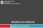 SDP09 Regresi dan Korelasi