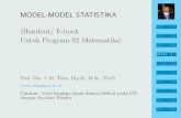 MODEL-MODEL STATISTIKA (Handout/ E-book Untuk Program S2 ...