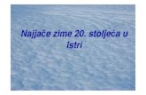 Najjače zime 20. stoljeća u Istri obrada [Način kompatibilnosti]