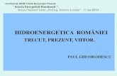 Hidroenergetica romaneasca - trecut, prezent, viitor