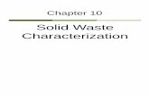 Solid Waste Characterization