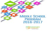 Middle School Program 2016-2017