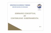 SEMINARIO CONCEPTUAL DE CONTABILIDAD GUBERNAMENTAL