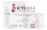 ISO 27000 + Disaster Recovery lokacija + Regulisanje outsourcinga ...