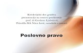 "poslovno pravo", autori; svetolik kostadinović, mile račić, gordana