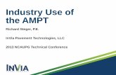 Use of the AMPT by Industry