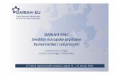 DARIAH-ERIC Središte europske digitalne humanistike i umjetnosti ...