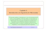 Capítulo 1: Introducción a la Ingeniería de Microondas