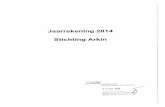 Jaarrekening 2014 Stichting Arkin