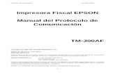 Impresora Fiscal EPSON Manual del Protocolo de Comunicación ...