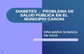 Diabetes: Problema de salud pública en el Municipio Caroní