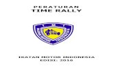 Peraturan Time Rally 2016