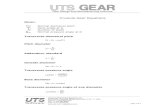 Formulas for Involute Gears