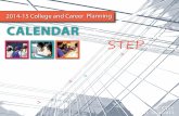 College and Career Planning Calendar