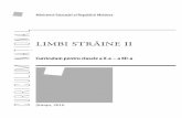 Limba Străină II X-XII (româna)