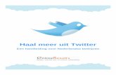 Haal meer uit Twitter - Een handleiding voor Nederlandse bedrijven