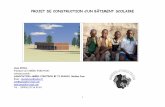 PROJET DE CONSTRUCTION d'UN BÂTIMENT SCOLAIRE
